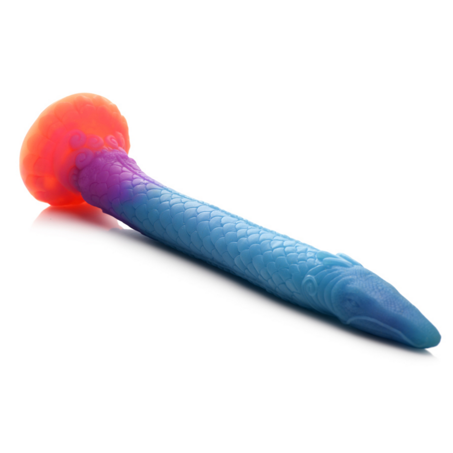 Makara Glow-in-the-Dark Silicone Snake Dildo