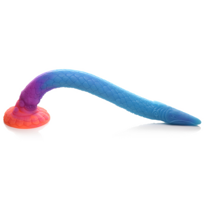 Makara Glow-in-the-Dark Silicone Snake Dildo