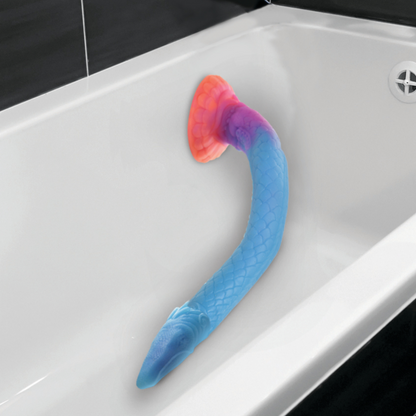 Makara Glow-in-the-Dark Silicone Snake Dildo