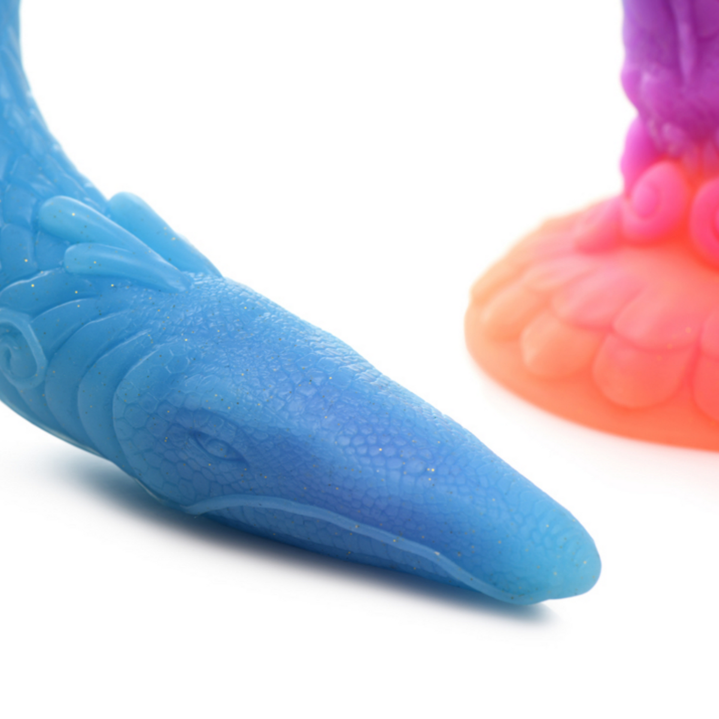 Makara Glow-in-the-Dark Silicone Snake Dildo