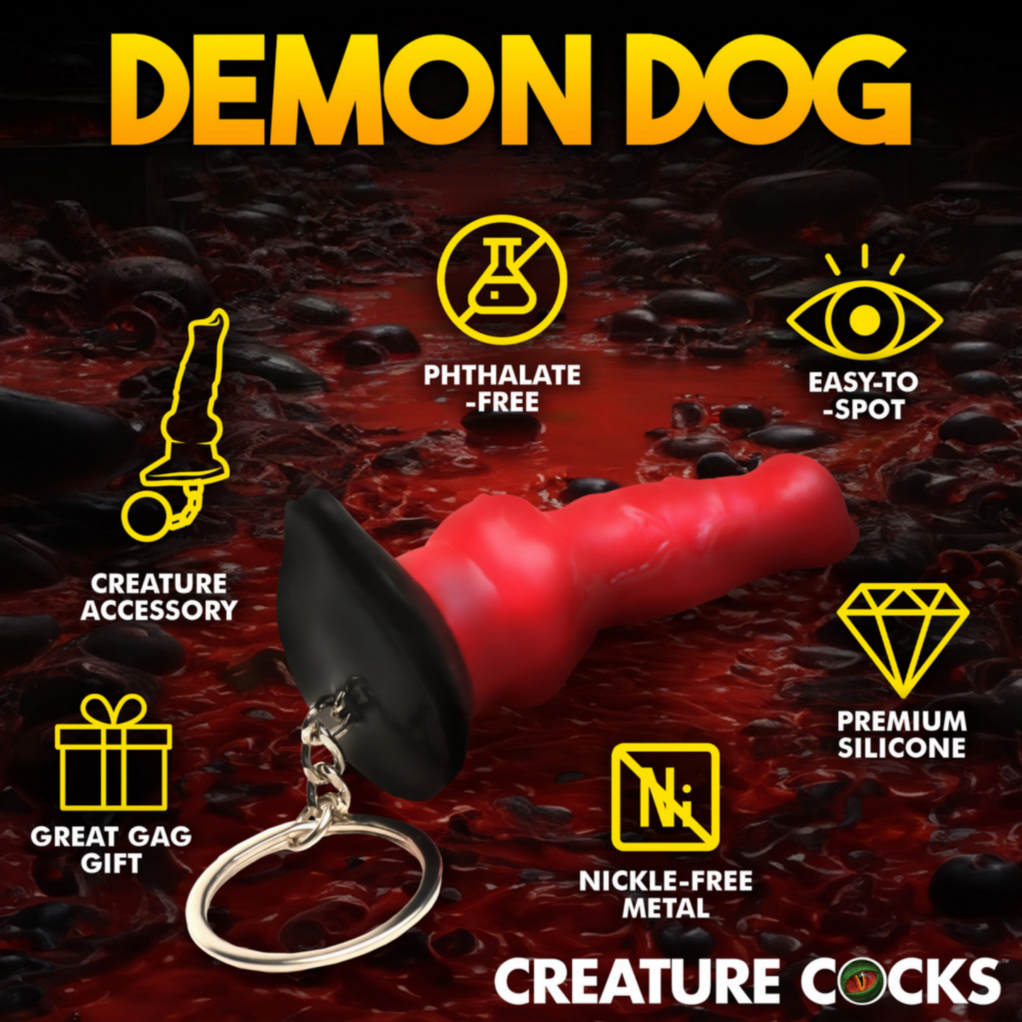 Hell Hound Key Chain