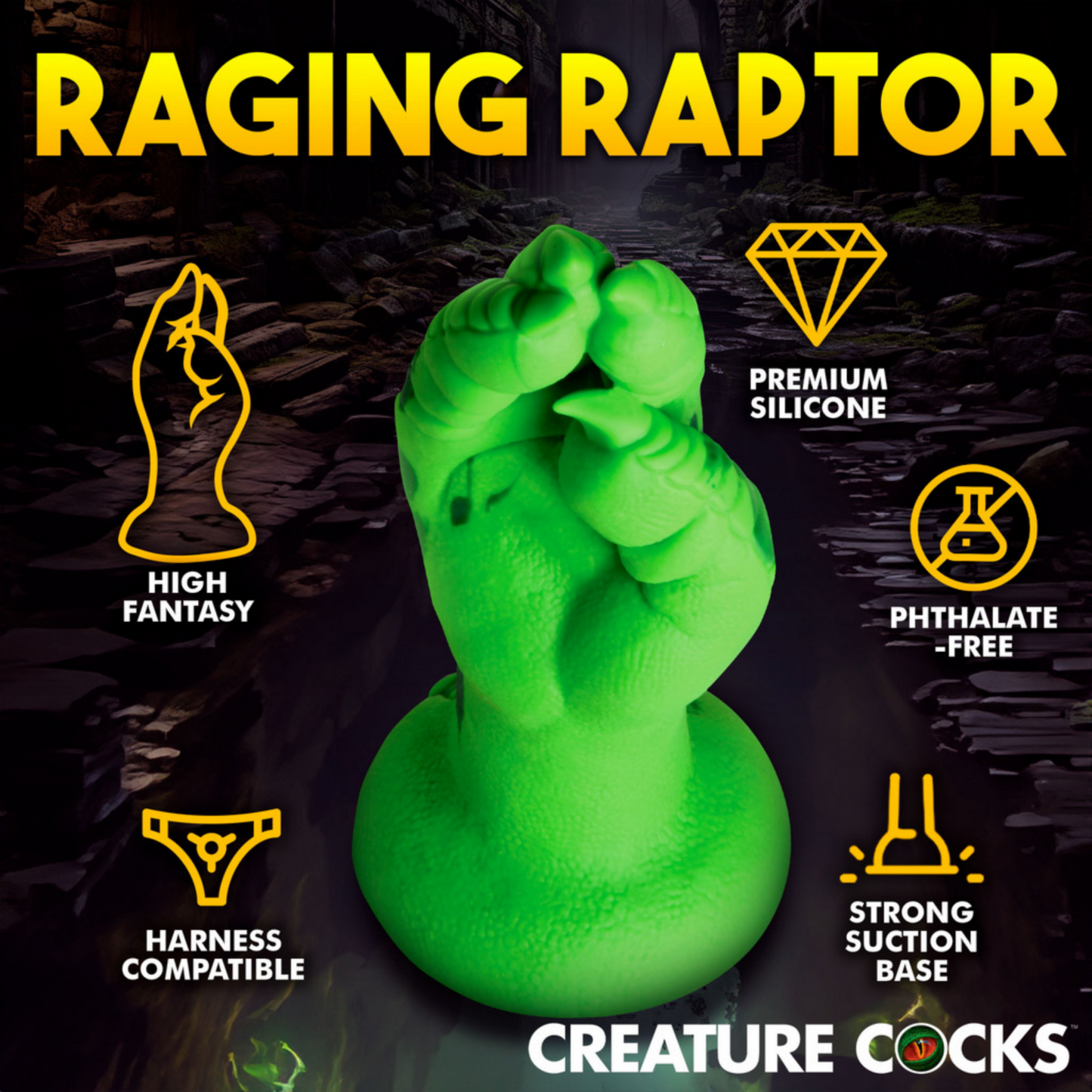 Raptor Claw - Fisting Silicone Dildo